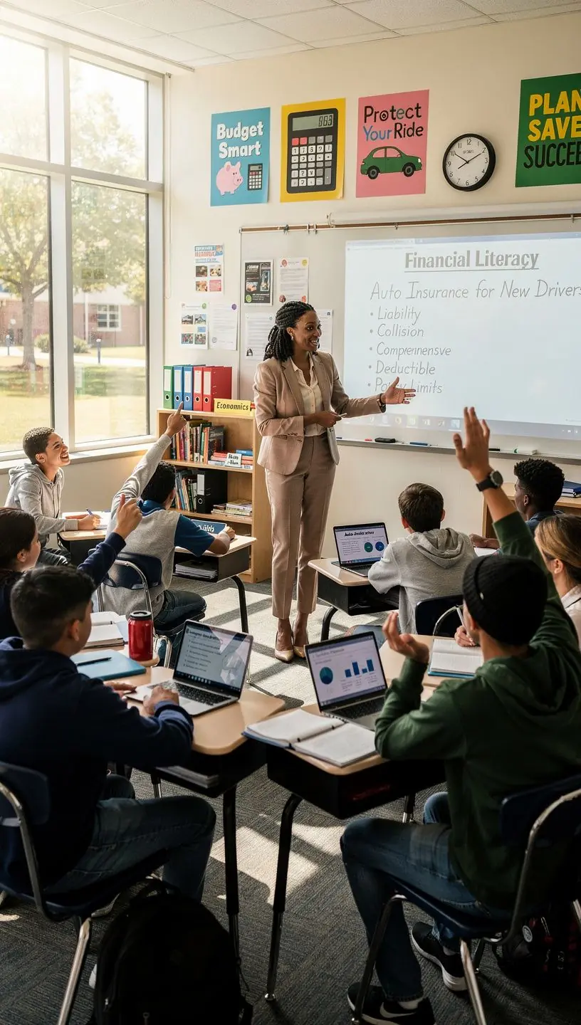 Zespół ekspertów ds. ubezpieczeń samochodowych doradzający seniorom w zakresie ochrony pojazdów.