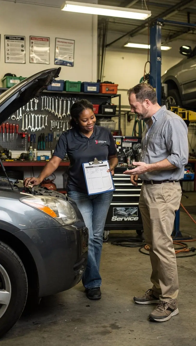 Spotkanie konsultacyjne dotyczące ubezpieczenia pojazdów z doświadczonym doradcą.